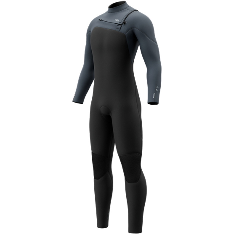 2026 Mystic Mens Motion 4/3mm Chest Zip Wetsuit 35000.270007 - Tidal Blue